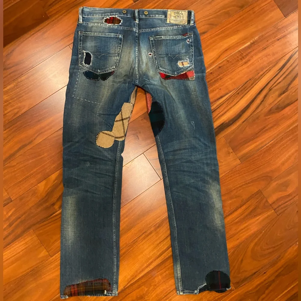 RALPH LAUREN PATCHWORK JEANS - Picture 3 of 16